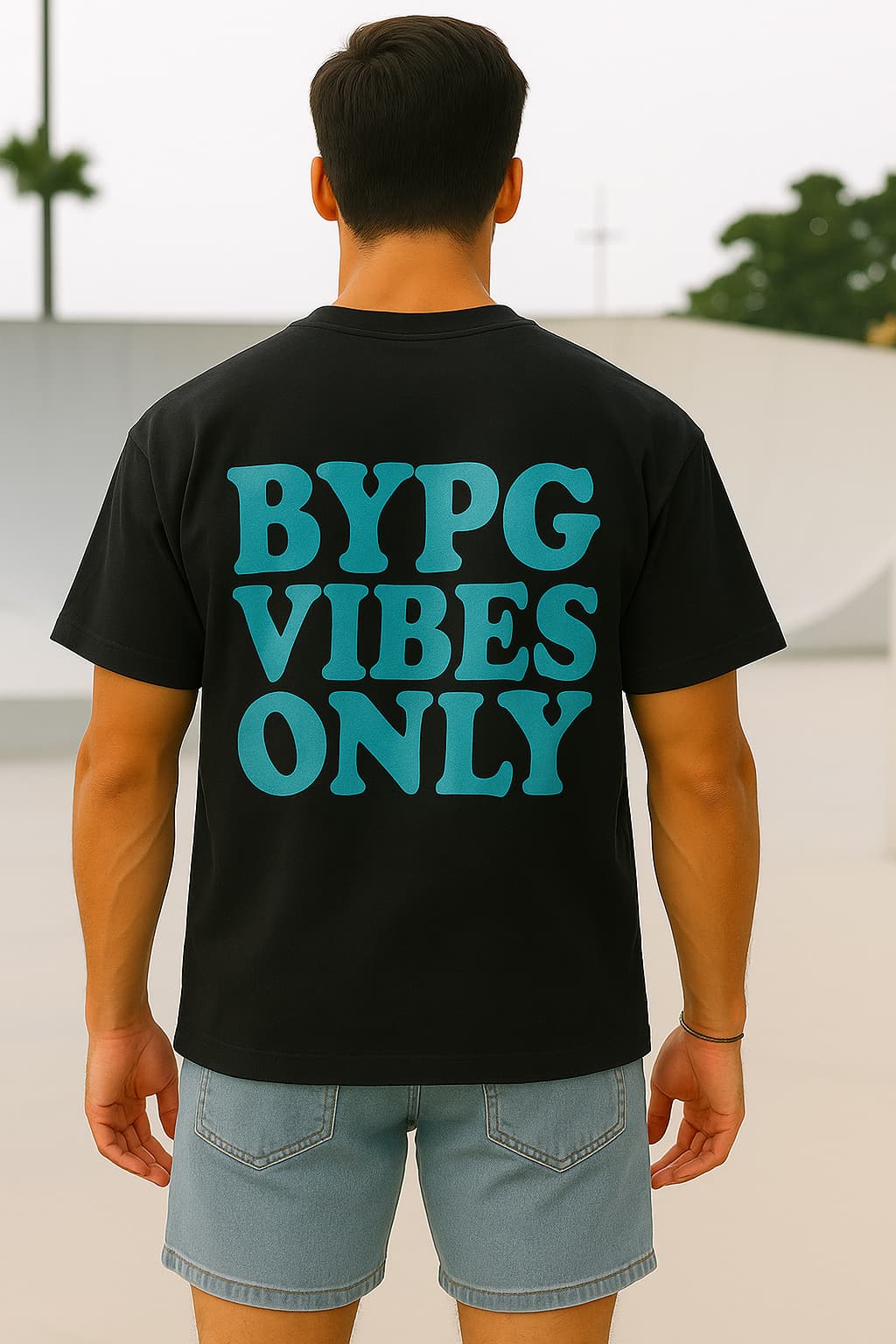 BYPG Vibes Only Tee – Midnight Black