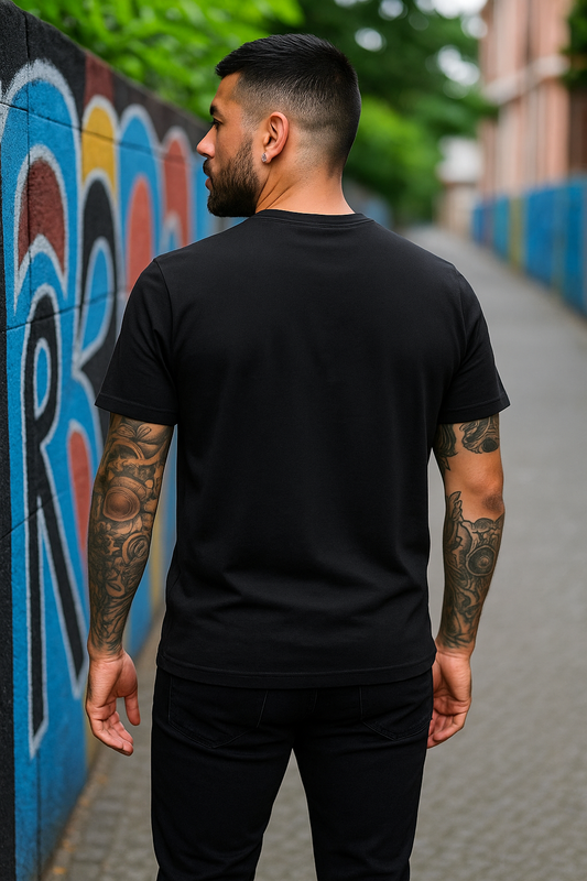 Geometric Bulldog Graphic Tee