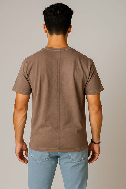 "Casual Chic Brown T-Shirt for Everyday Comfort"