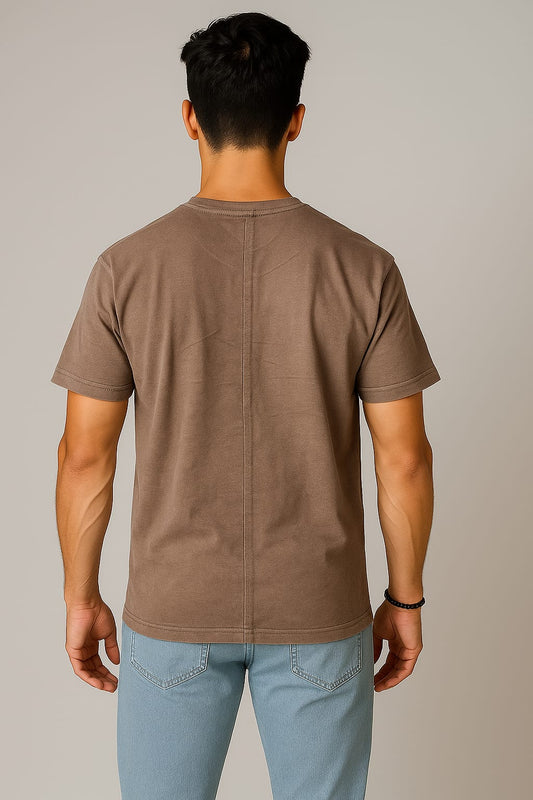 "Casual Chic Brown T-Shirt for Everyday Comfort"