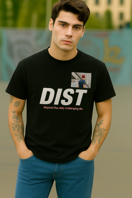 Urban Streetwear Graphic T-Shirt – DIST Edition