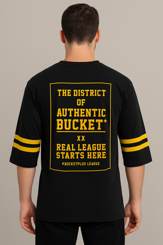 Bucket League Varsity Tee – Bold & Authentic