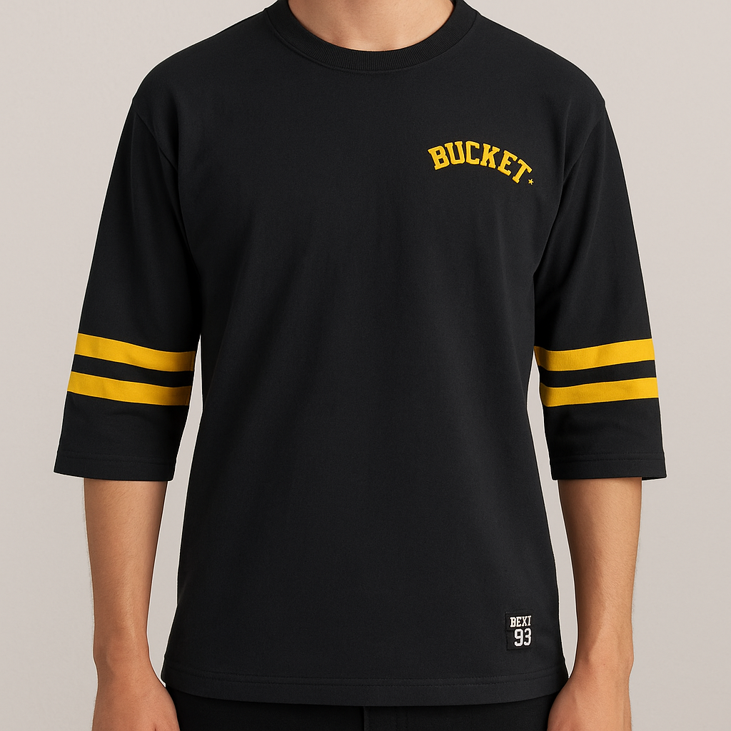 Bucket League Varsity Tee – Bold & Authentic