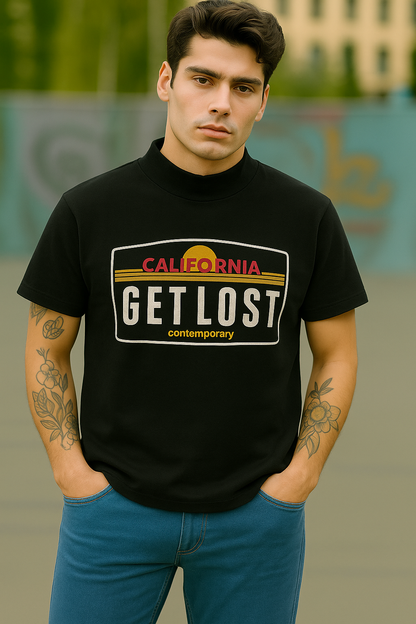 California Get Lost Contemporary T-Shirt