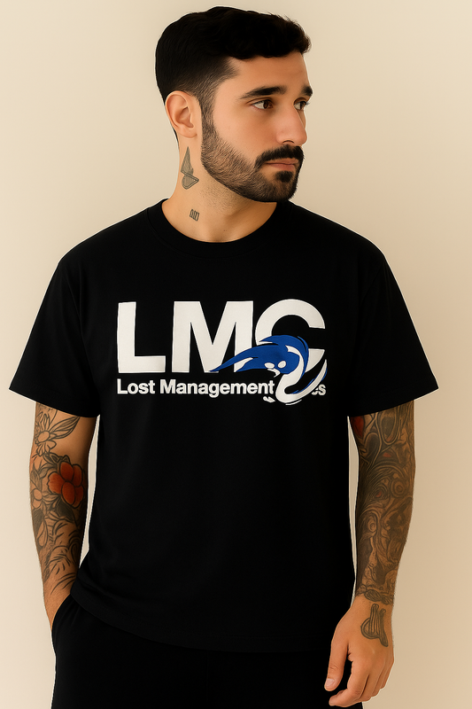 LMC “Lost Management Cities” Graphic Tee – Shark Edition
