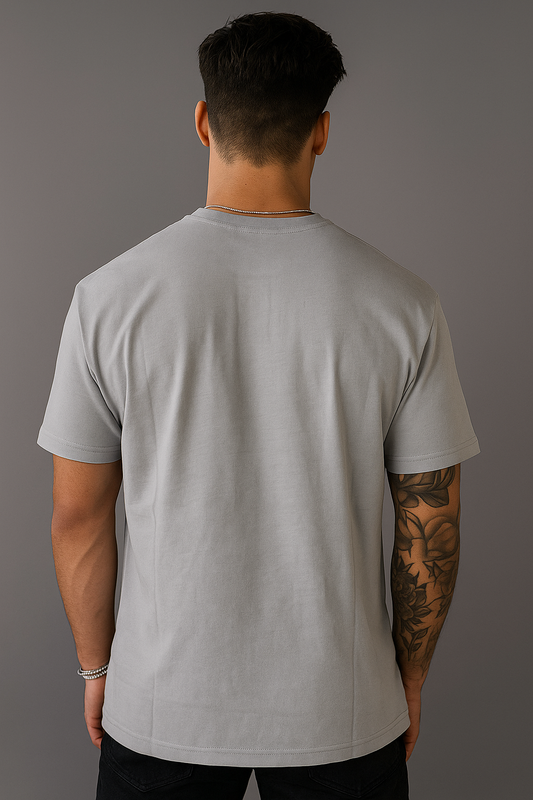 Stone Grey Street Tee – Minimal. Bold.