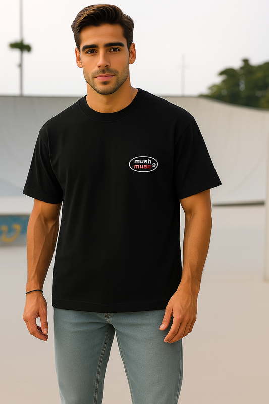 Urban Classic Black Tee – Muah Muan Edition
